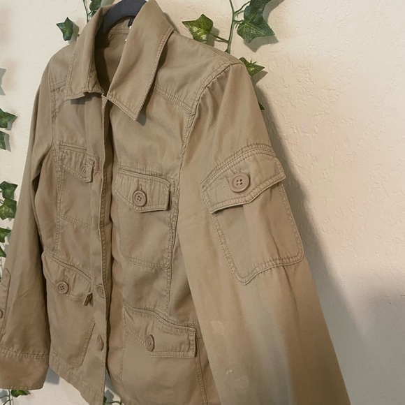 J. CREW Tan Button Up Jacket - Picture 2 of 6